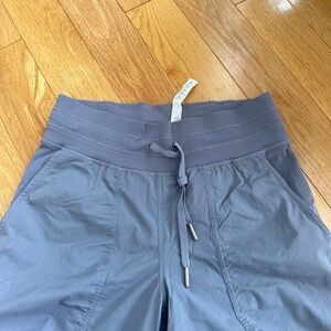 lululemon athletica grey/purple dance studio joggers size 4